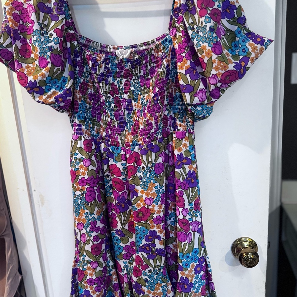 1.4.3. Story by Line Up Multicolor Mini Dress - L